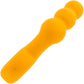 Gender X Bumble Rechargeable Waterproof Silicone Vibrating Beaded Anal Probe - Yellow