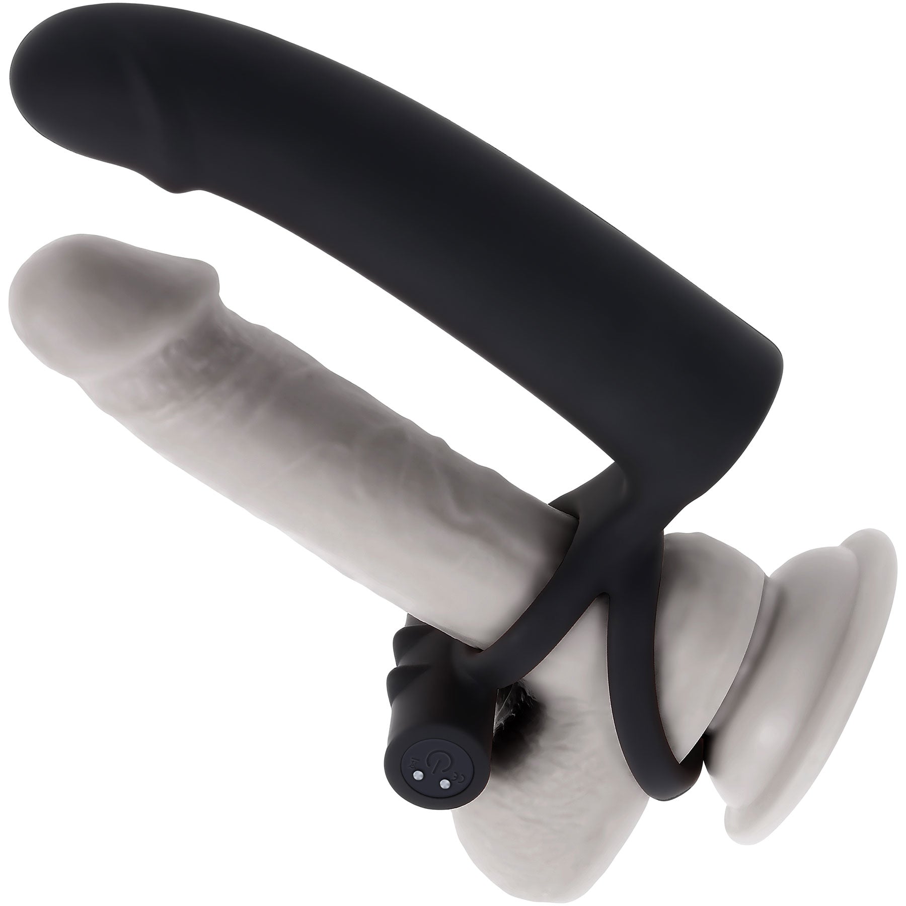 Gender X Full Swing Vibrating Dildo With Dual Cock Ring & Remote