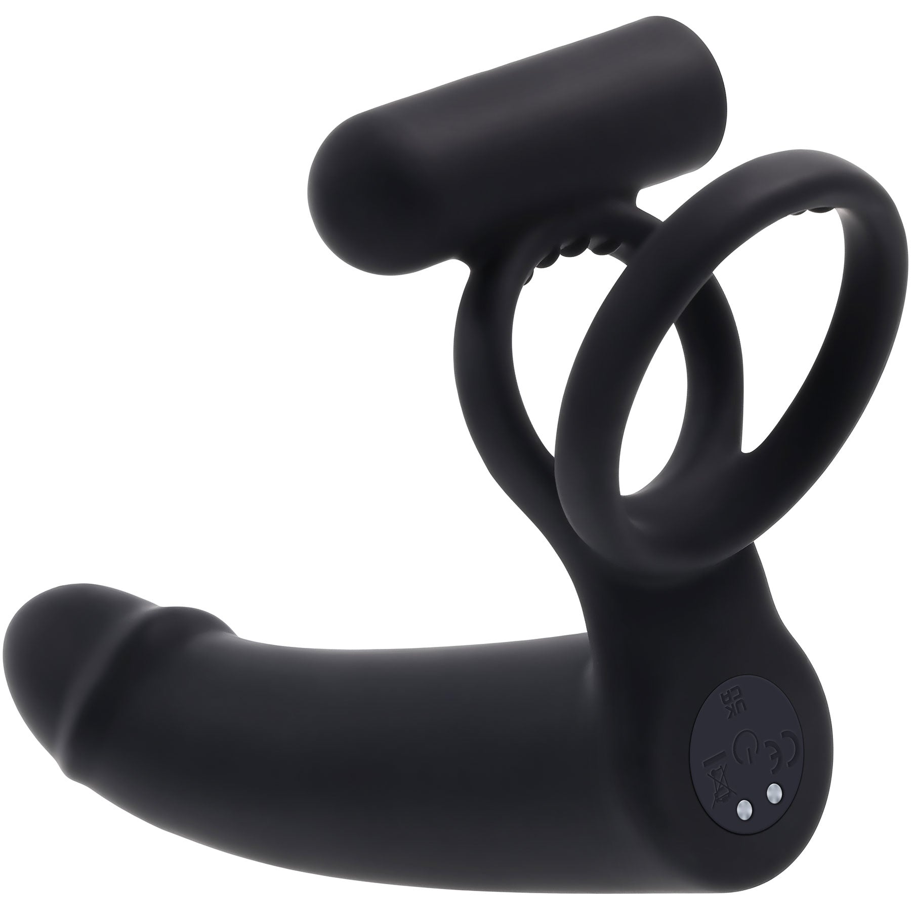 Gender X Full Swing Vibrating Dildo With Dual Cock Ring & Remote