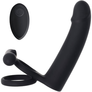 Gender X Full Swing Vibrating Dildo With Dual Cock Ring & Remote