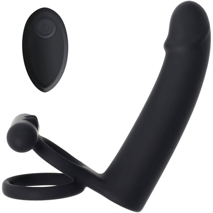 Gender X Full Swing Vibrating Dildo With Dual Cock Ring & Remote
