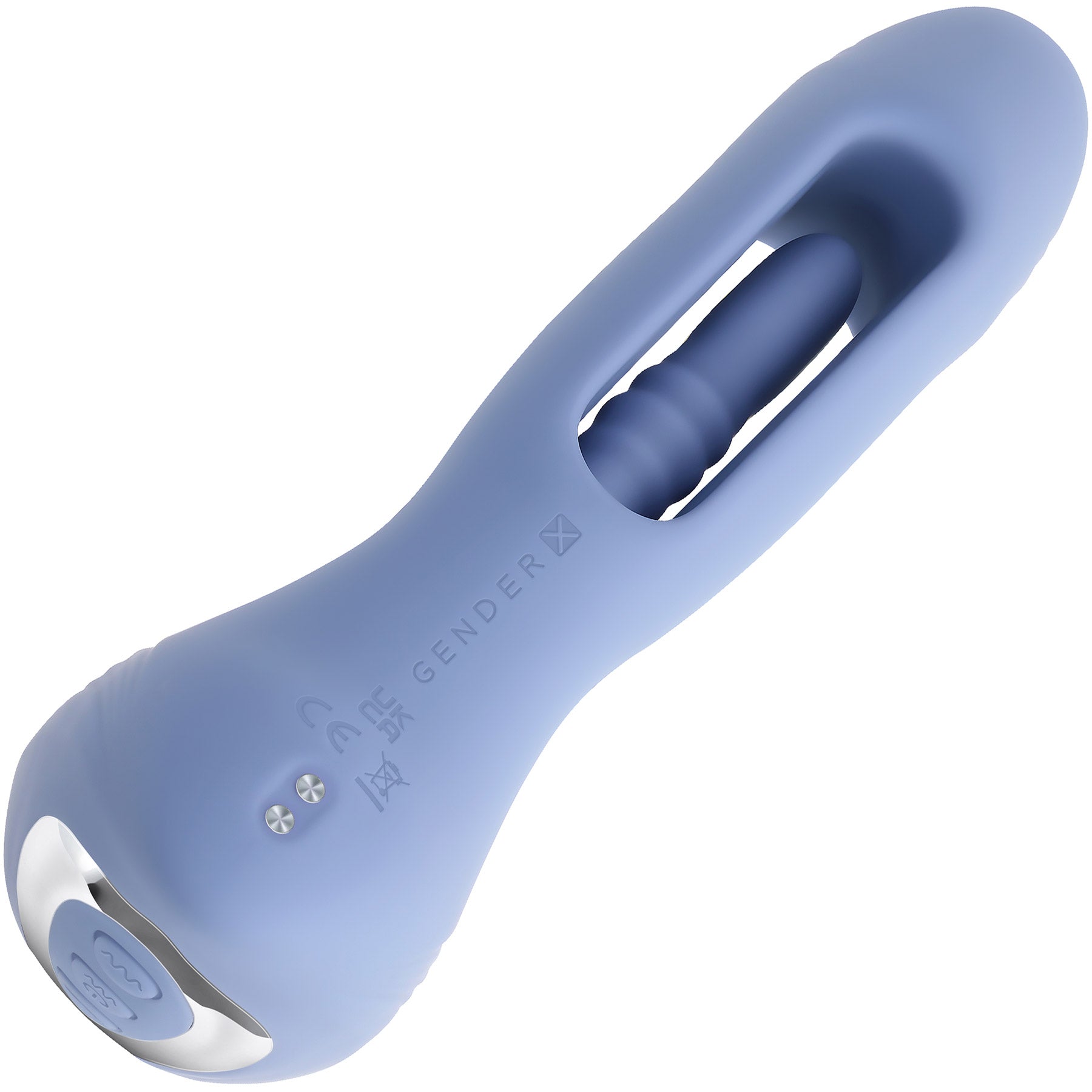 Gender X Flapjack Vibrating Dildo With Clitoral Stimulator & Remote