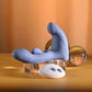 Gender X Flapjack Vibrating Dildo With Clitoral Stimulator & Remote