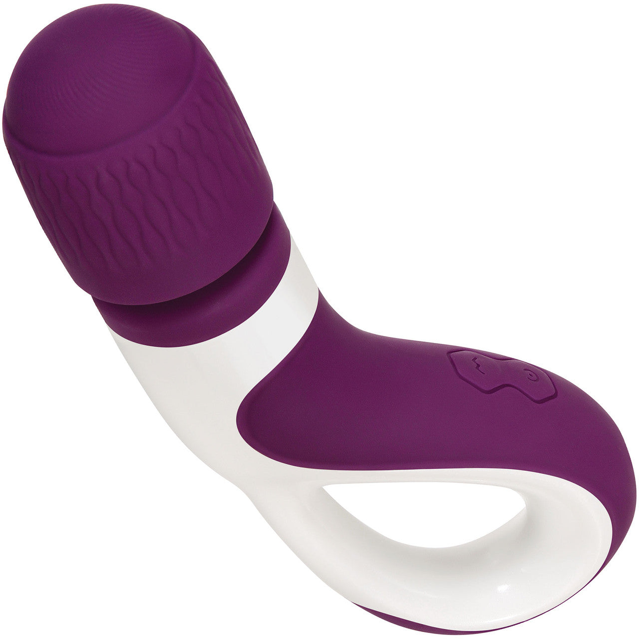 Gender X Handle It Rechargeable Waterproof Silicone Wand Vibrator - Purple & White