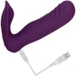 Gender X Velvet Hammer Rechargeable Silicone Wearable Dual Stimulation Vibrator With Remote - Purple