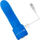 Gender X Flick It Rechargeable Silicone Dual Stimulation Tongue-Flicking Wearable Vibrator - Blue