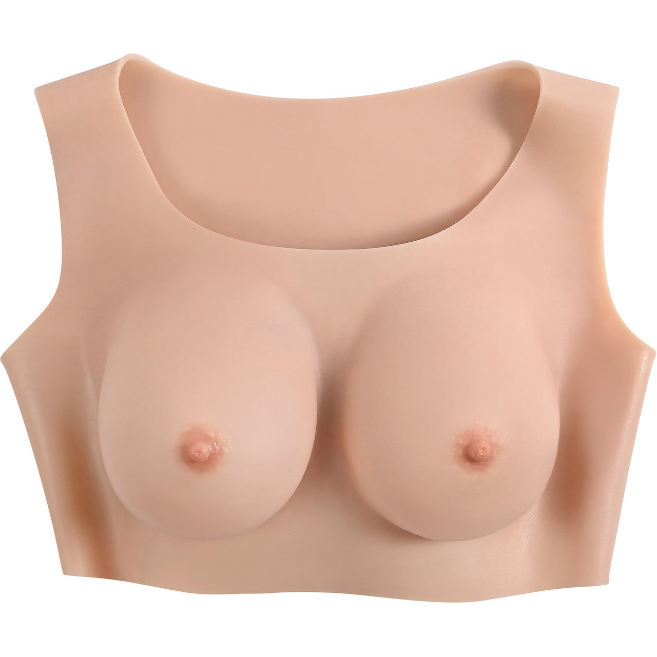 Gender X Undergarments Plate C-Cup Wearable Silicone Breasts - Vanilla