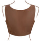 Gender X Undergarments Plate E-Cup Wearable Silicone Breasts - Chocolate