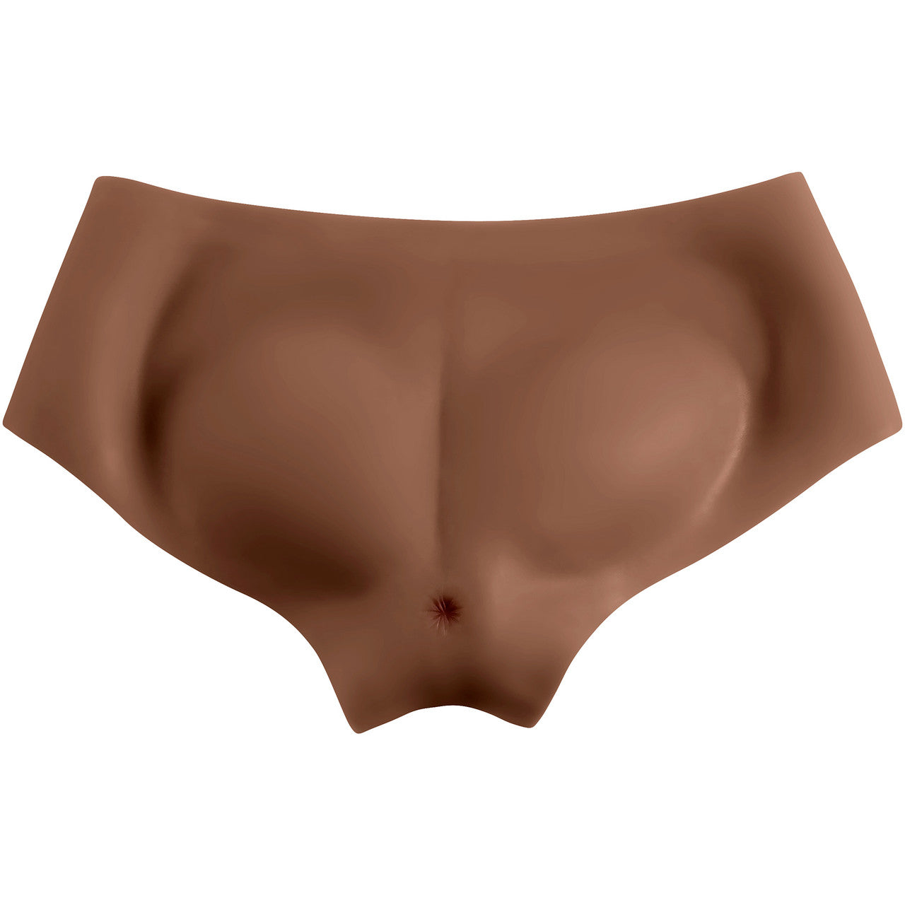 Gender X Undergarments Briefs Wearable Silicone Penetrable Vagina - Chocolate