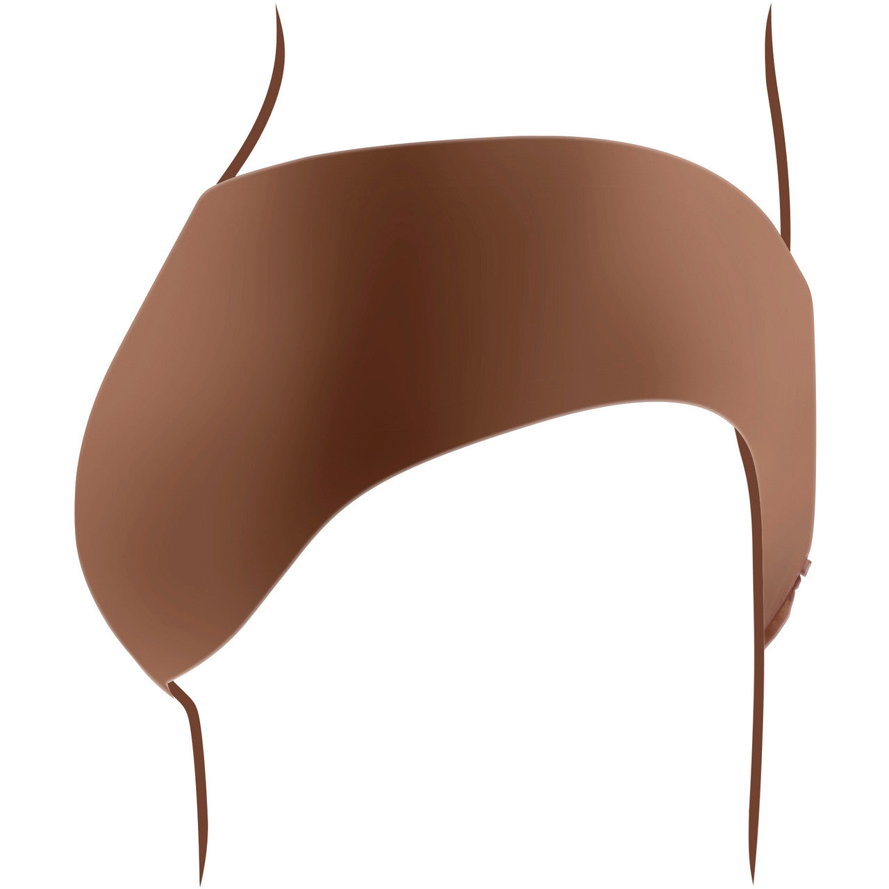 Gender X Undergarments Briefs Wearable Silicone Penetrable Vagina - Chocolate