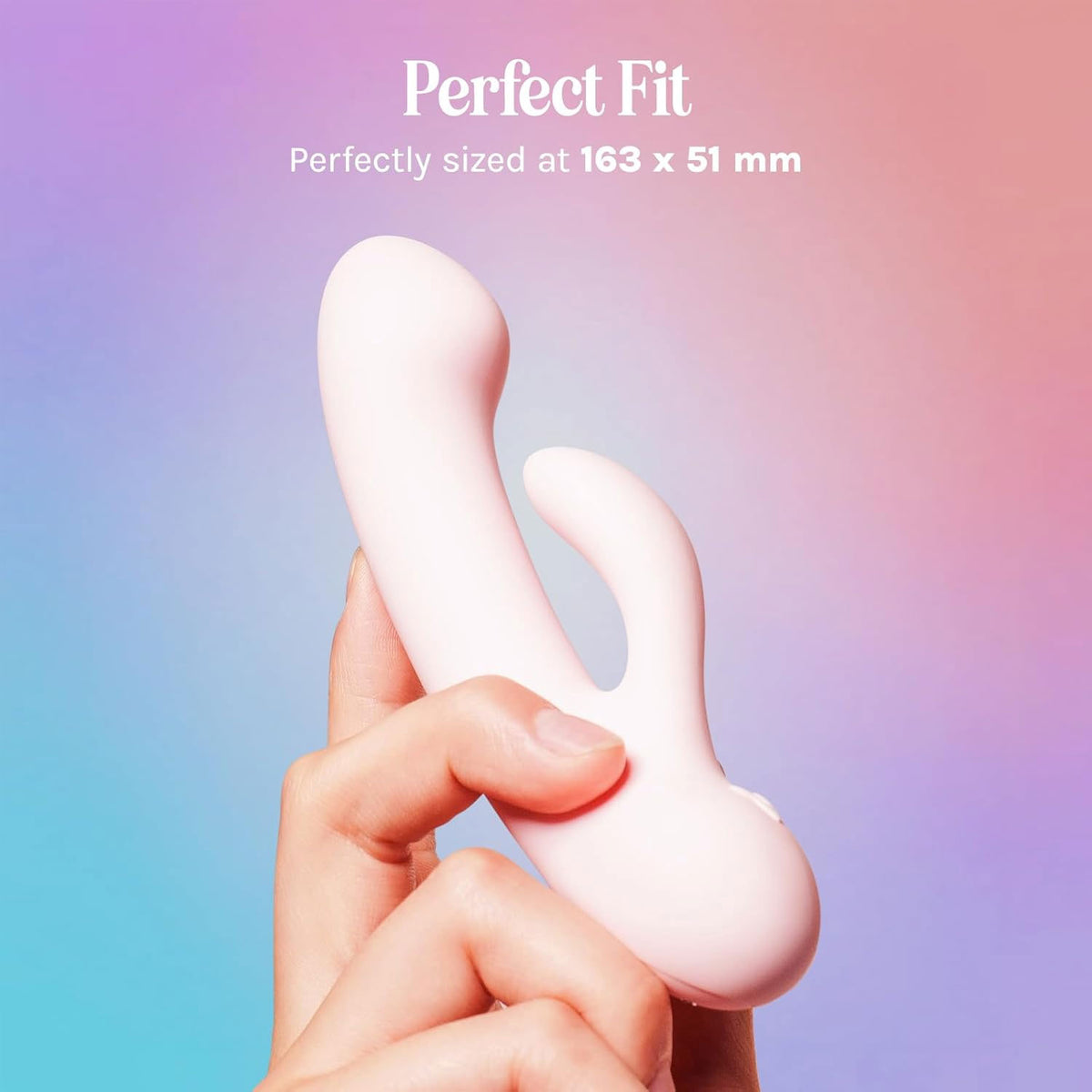 VUSH Glow Silicone Rechargeable Compact Rabbit Vibrator