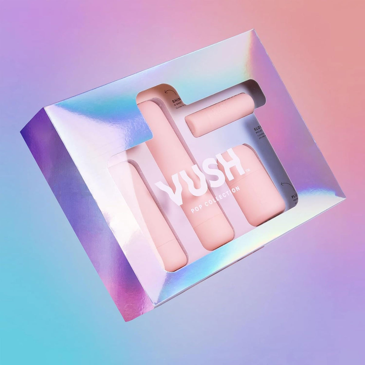 VUSH Glow Silicone Rechargeable Compact Rabbit Vibrator