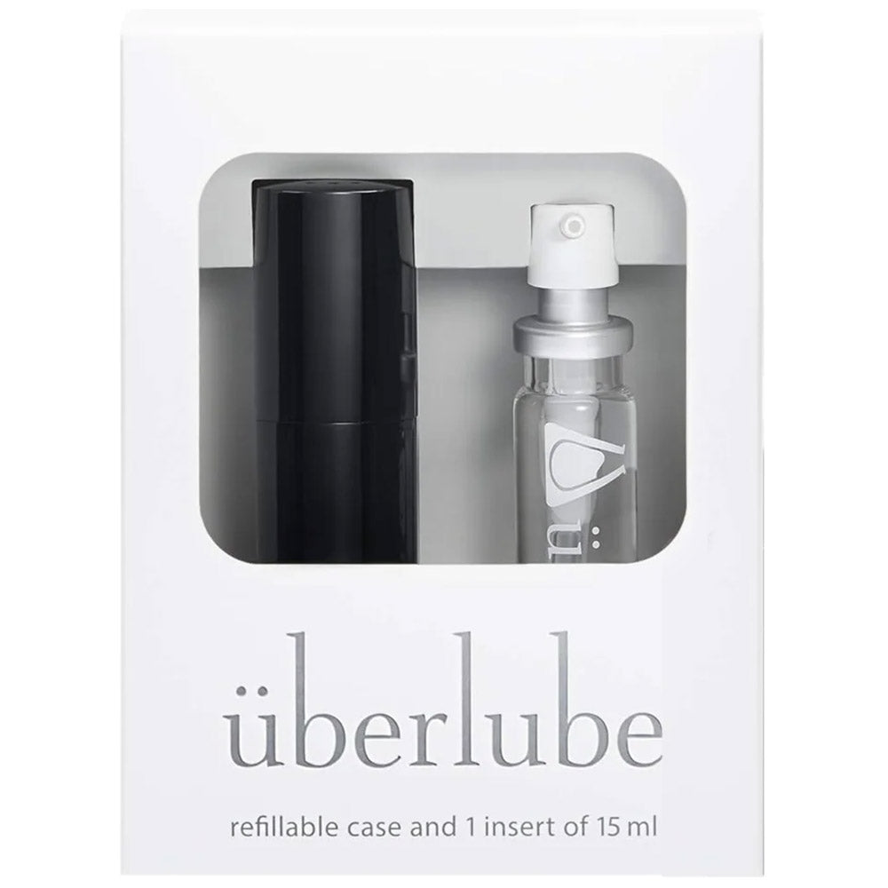Uberlube Good To Go Black - Portable Luxury Silicone Lubricant .5 oz (15 ml)