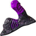 Deep Fantasies Gyro Ride-n-Grind Platinum Silicone Fantasy Dildo & Grinder Pad