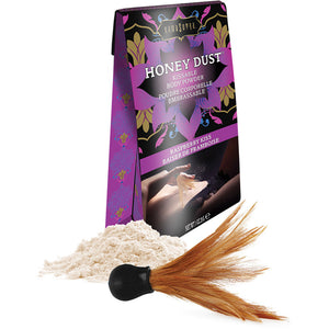 Kama Sutra Honey Dust Kissable Body Powder - Raspberry Kiss - 1 oz