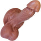 The Hitchhiker 6 Inch Silicone Realistic Dual Density Dildo With Balls & Suction Cup Base By Fukena