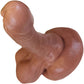 The Hitchhiker 6 Inch Silicone Realistic Dual Density Dildo With Balls & Suction Cup Base By Fukena