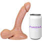 The Hitchhiker 6 Inch Silicone Realistic Dual Density Dildo With Balls & Suction Cup Base By Fukena