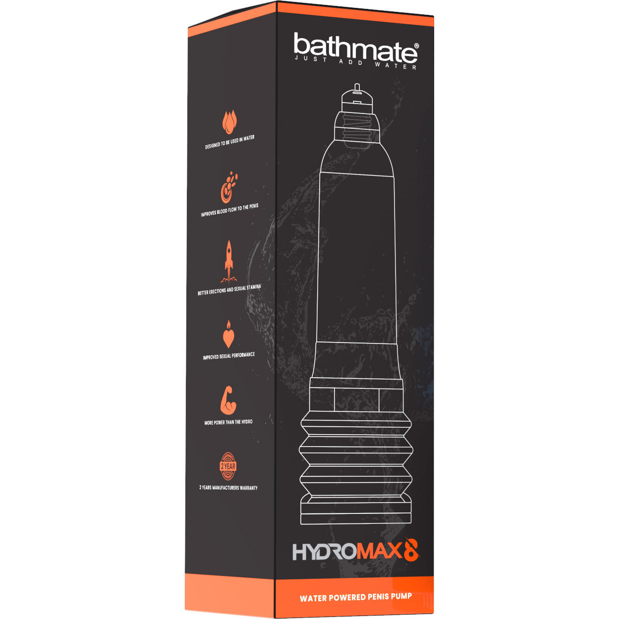 Bathmate Hydromax8 Penis Enlargement Device - Aqua Blue