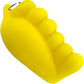 Honeybunch Soft Silicone Dildo Base with Vibe Pocket for Harness Play By Banana Pants - Sunshine