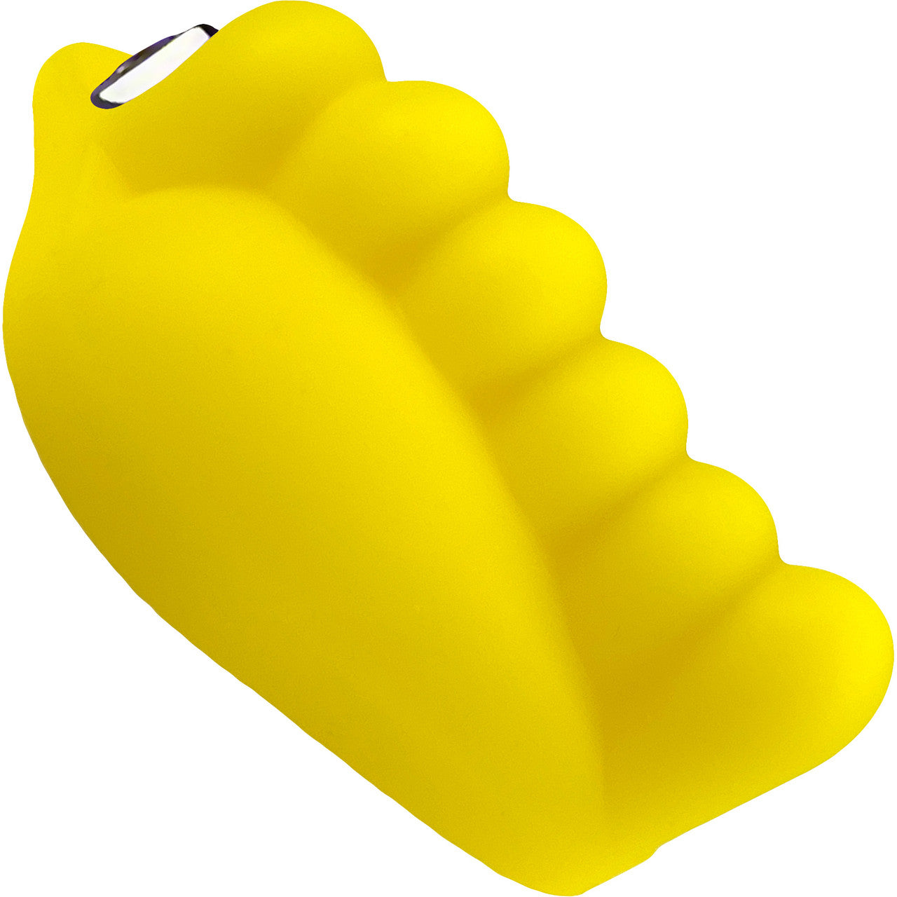 Honeybunch Soft Silicone Dildo Base with Vibe Pocket for Harness Play By Banana Pants - Sunshine