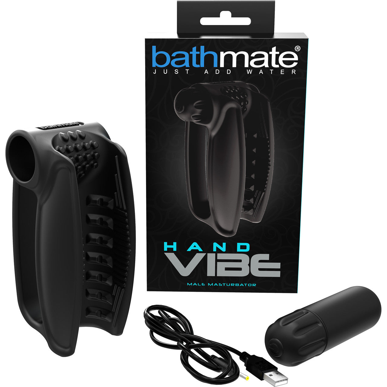 Bathmate Hand Vibe Silicone Rechargeable Penis Stroker