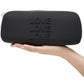 Happy Rabbit LOVE Medium Silicone Storage Zip Bag - Black