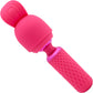 Nubii Harlow Mini Wand Silicone Warming Vibrator With Multi Use Attachment By Nu Sensuelle - Pink