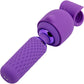 Nubii Harlow Mini Wand Silicone Warming Vibrator With Multi Use Attachment By Nu Sensuelle - Purple