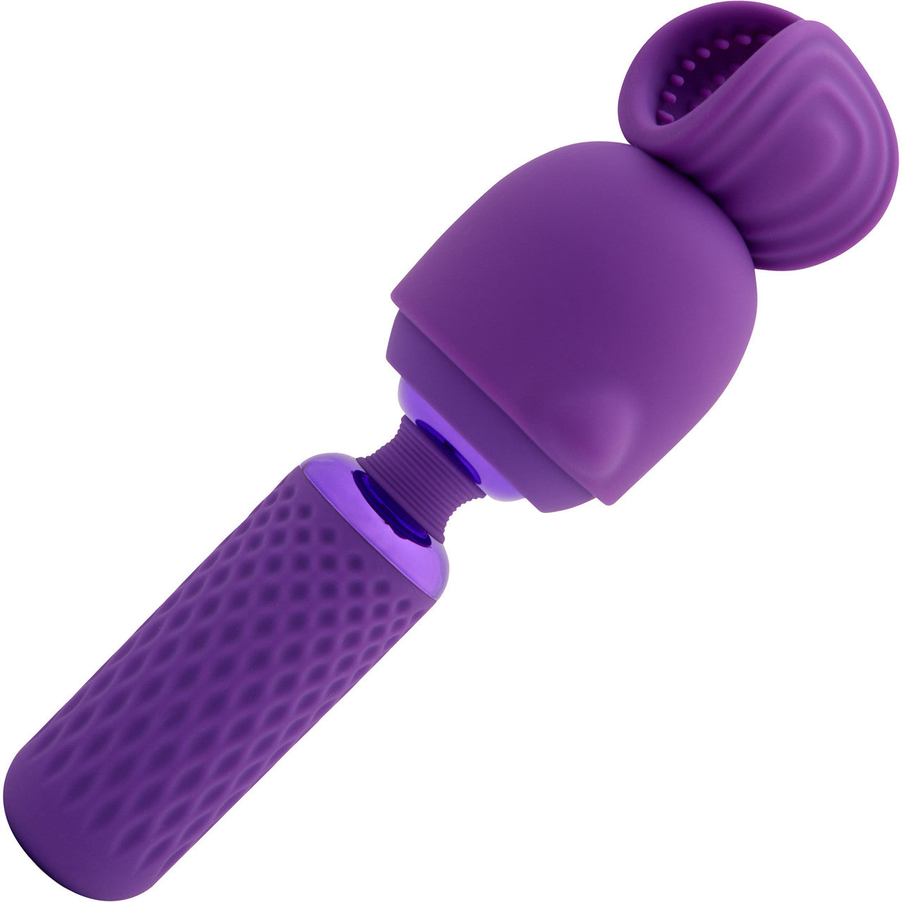 Nubii Harlow Mini Wand Silicone Warming Vibrator With Multi Use Attachment By Nu Sensuelle - Purple Nubii Harlow Mini Wand Silicone Warming Vibrator With Multi Use Attachment By Nu Sensuelle - Purple