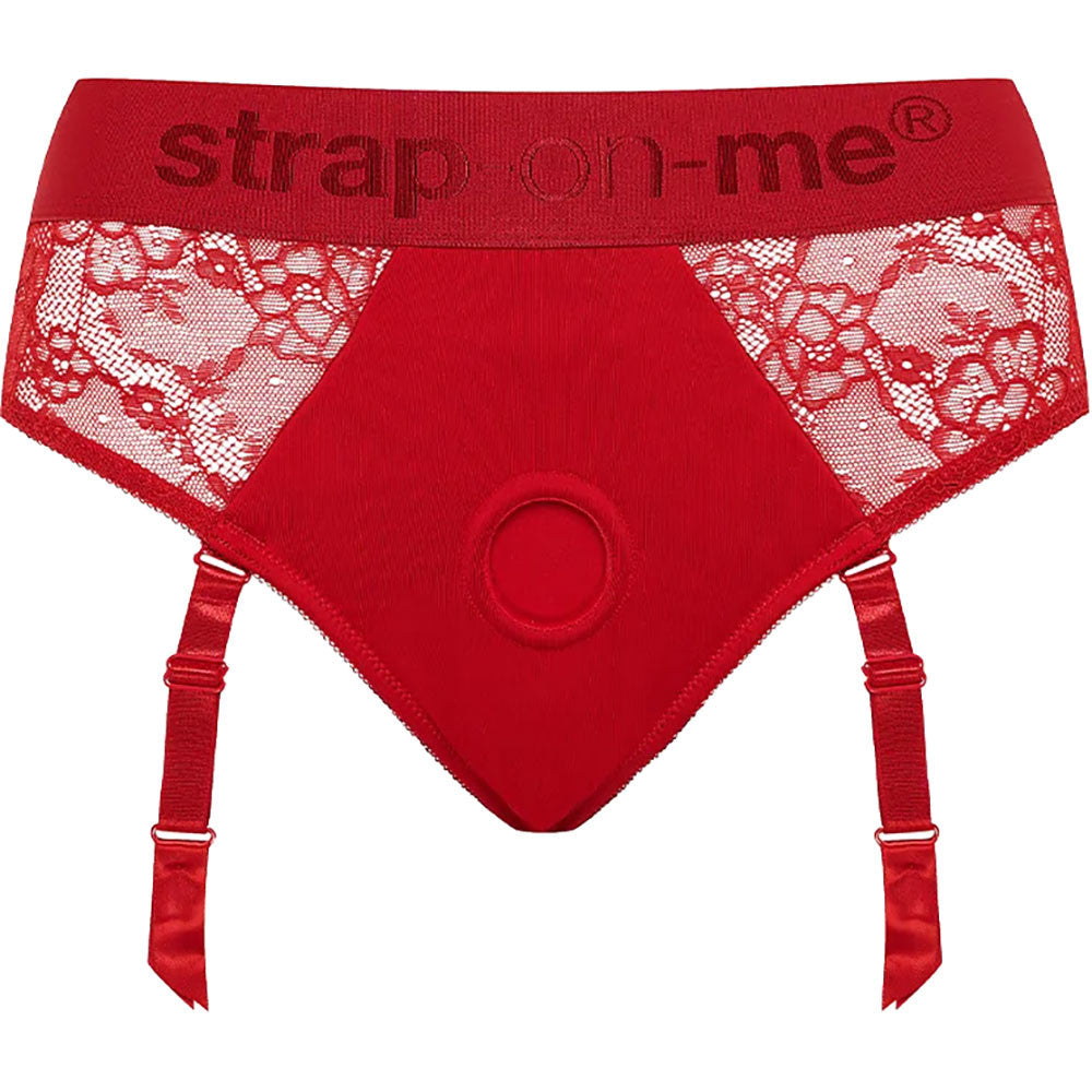 Strap-on-Me Red Lingerie Diva Strap-On Harness