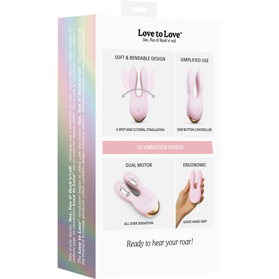 Hear Me Rechargeable Silicone Clitoral Stimulator By Love To Love