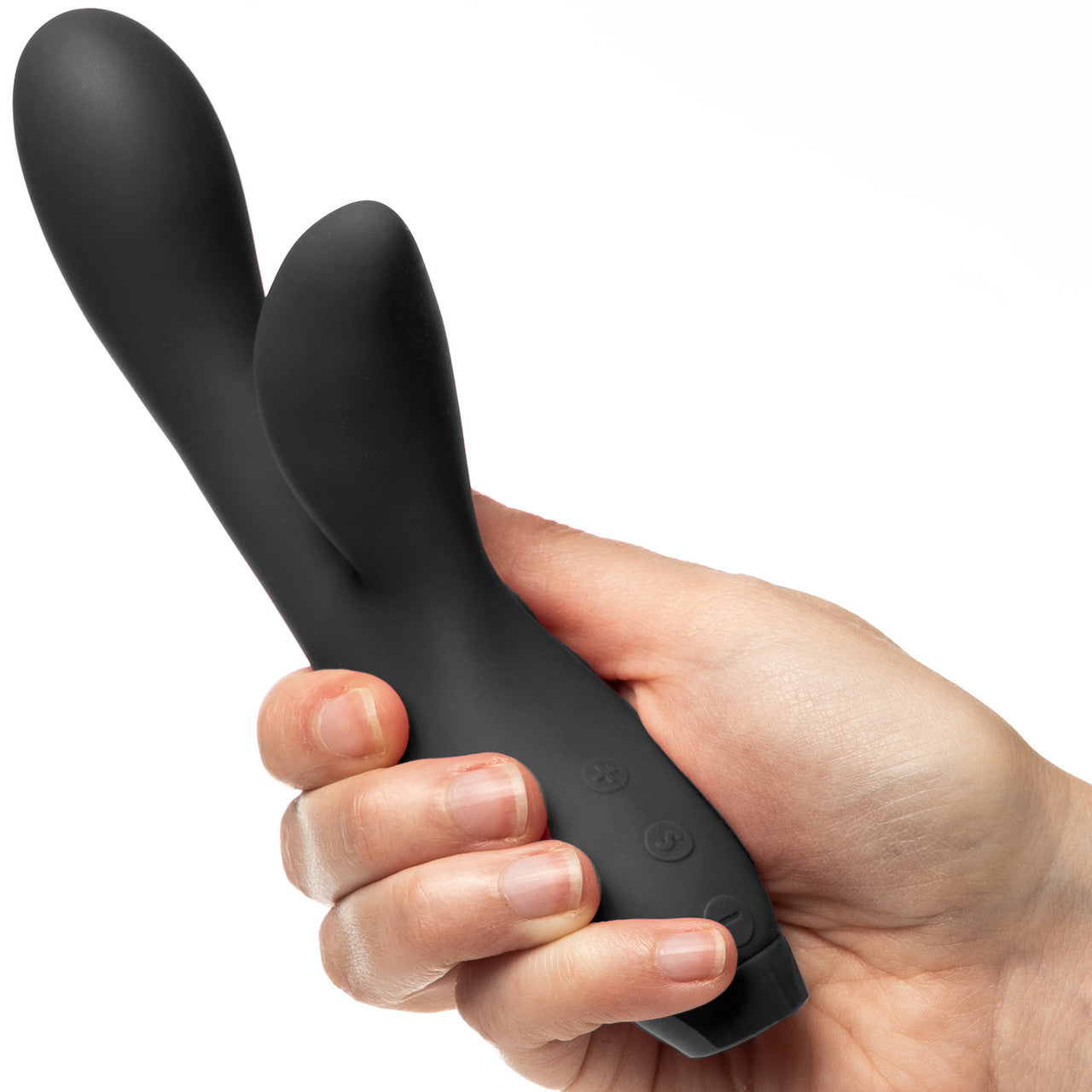 Je Joue Hera Flex Waterproof Rechargeable Silicone Dual Stimulation Rabbit Vibrator - Black