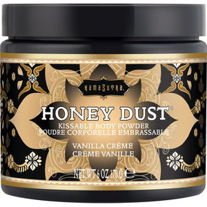  Kama Sutra Honey Dust Kissable Body Powder - Vanilla Creme - 6 oz