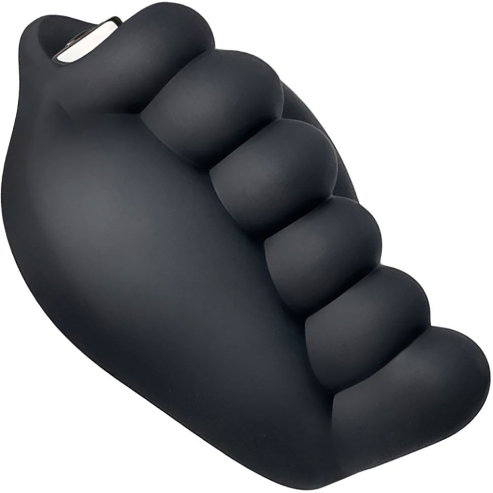 Honeybunch Soft Silicone Dildo Base with Vibe Pocket for Harness Play By Banana Pants - Black