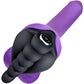 Honeybunch Soft Silicone Dildo Base with Vibe Pocket for Harness Play By Banana Pants - Black