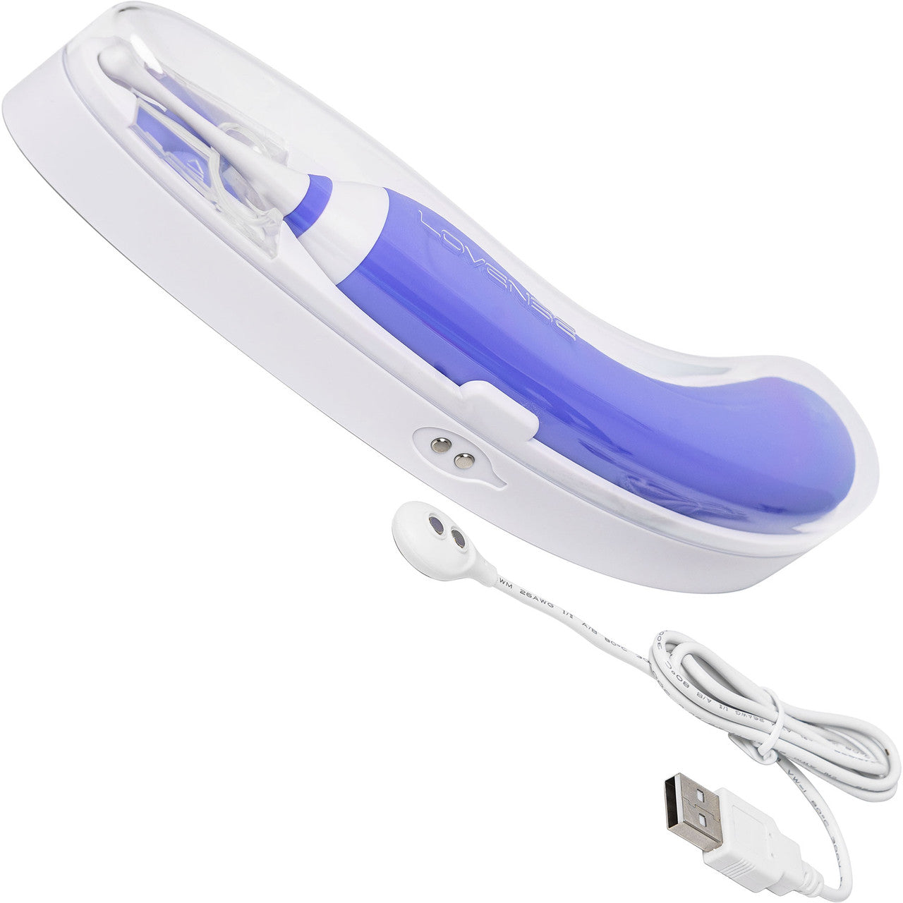 Lovense Hyphy Dual-End Clitoral & G-Spot App Compatible Waterproof Stimulator