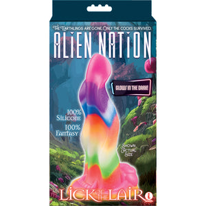 Lick Of The Lair 7" Glow In The Dark Silicone Suction Cup Dildo By Alien Nation