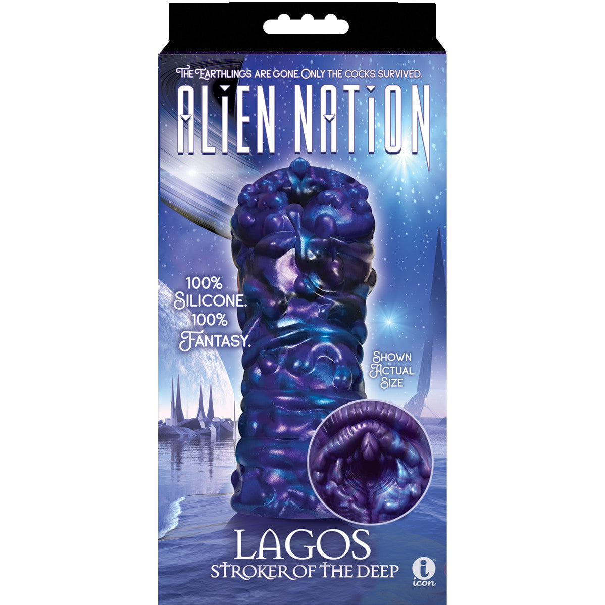 Lagos Stroker Of The Deep Silicone Penis Masturbator By Alien Nation