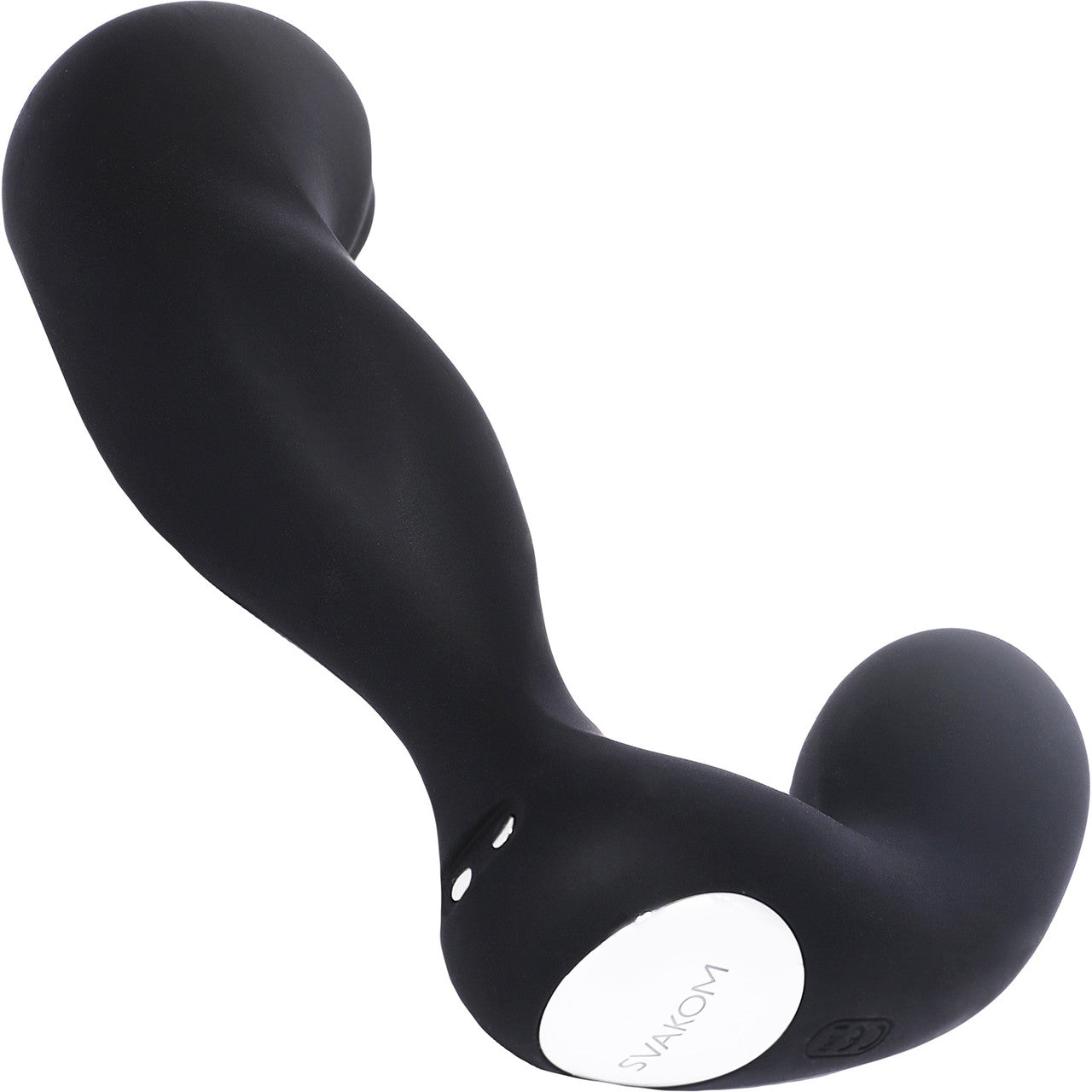 SVAKOM Iker Rechargeable Intelligent App Enabled Vibrating Silicone Prostate Massager - Black