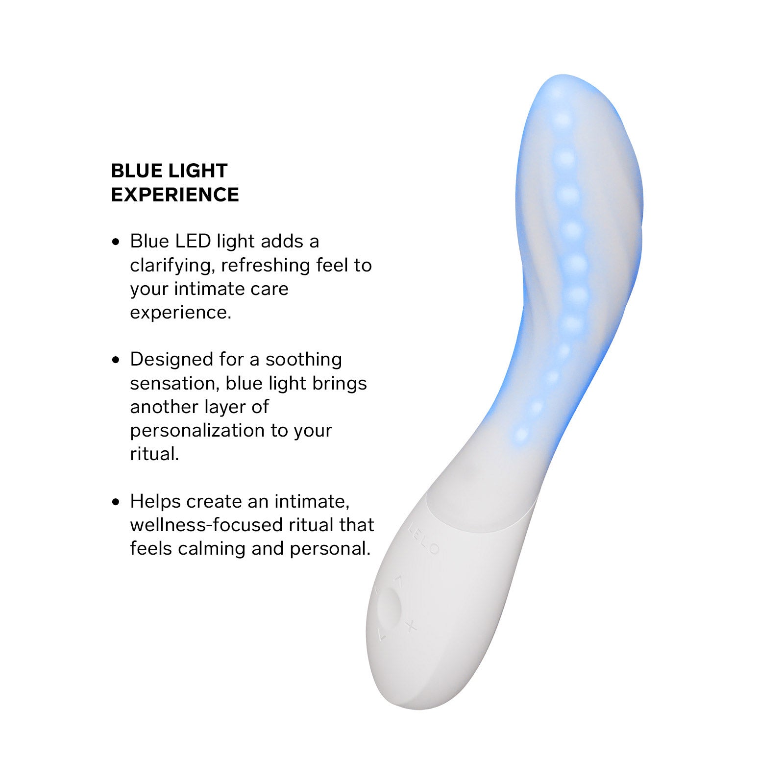 LELO MONA™ Spectra Red Light Therapy Intimate Wellness Massager - Blue Light Experience