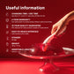 LELO MONA™ Spectra Red Light Therapy Intimate Wellness Massager - Useful Information