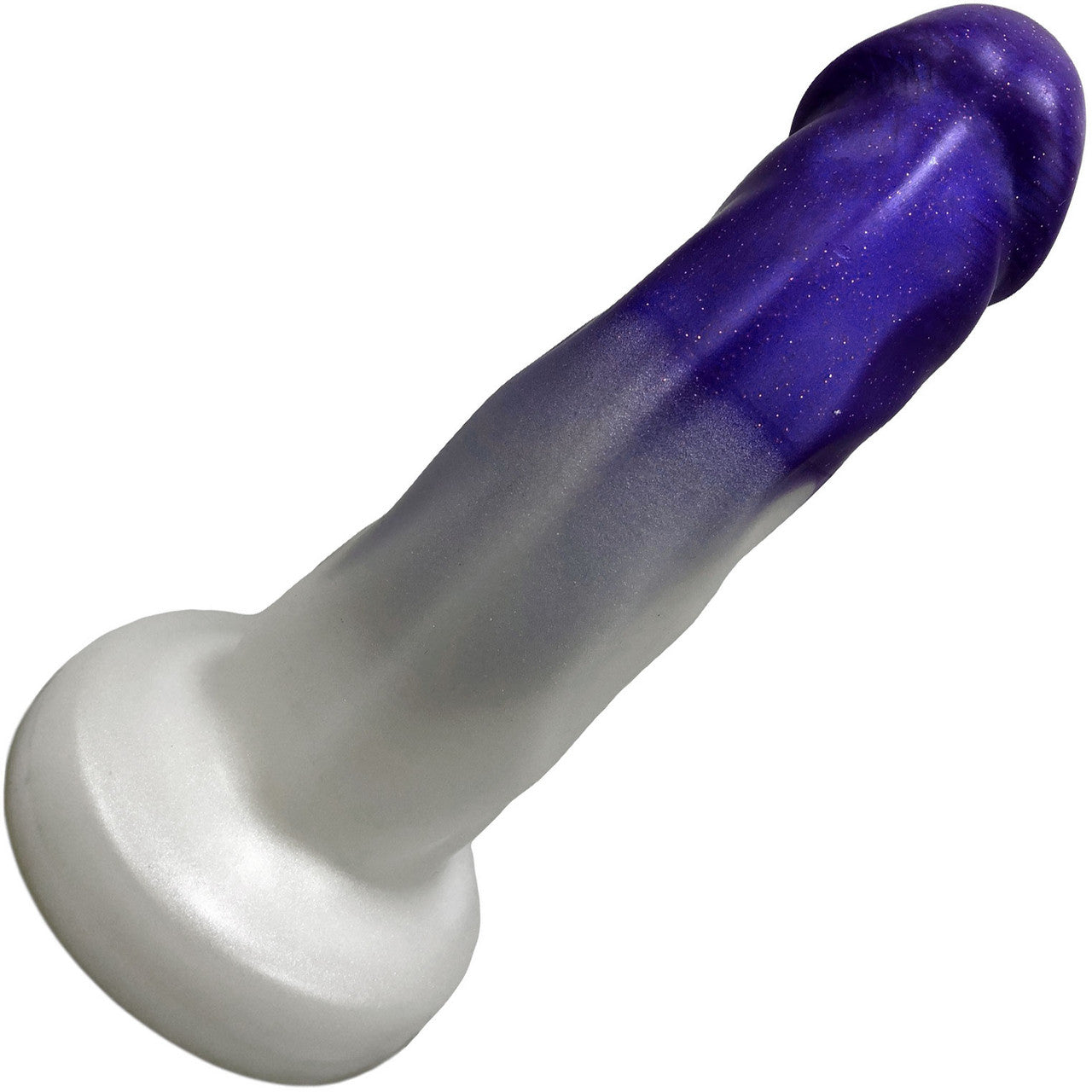 Splendid Dual-Density Silicone Dildo By Uberrime - Medium, Pearl & Orchid