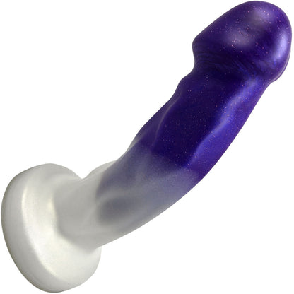 Splendid Dual-Density Silicone Dildo By Uberrime - Medium, Pearl & Orchid