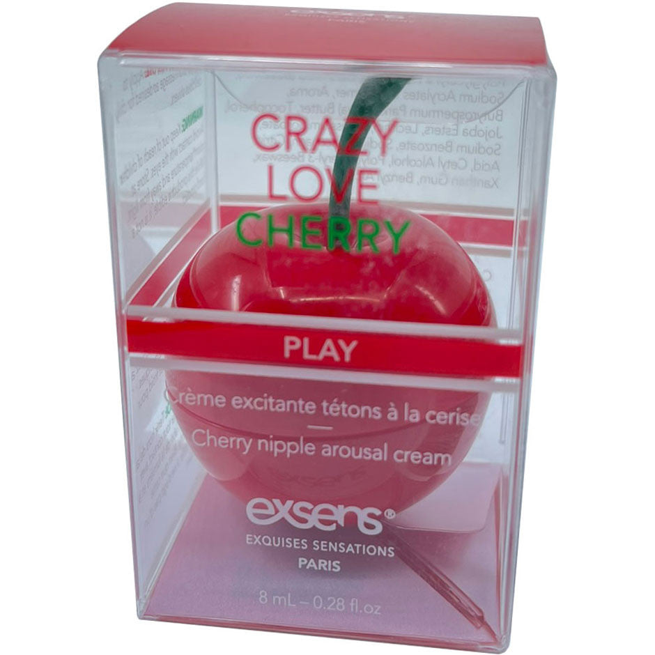 Crazy Love Cherry Nipple Arousal Cream by Exsens .28 fl oz