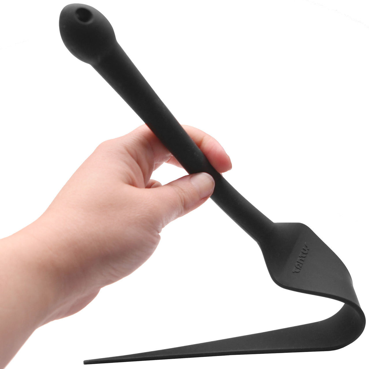 Dragon Tail Silicone Love Whip By Tantus - Onyx Dragon Tail Silicone Love Whip By Tantus - Onyx