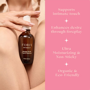 Foria Intimacy Massage Oil with Organic Botanicals 3.9 fl oz