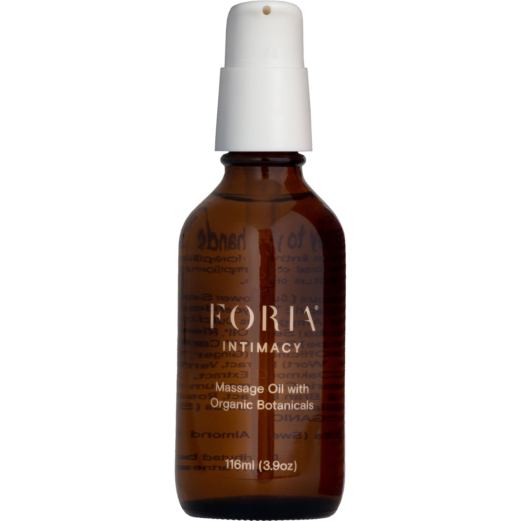 Foria Intimacy Massage Oil with Organic Botanicals 3.9 fl oz