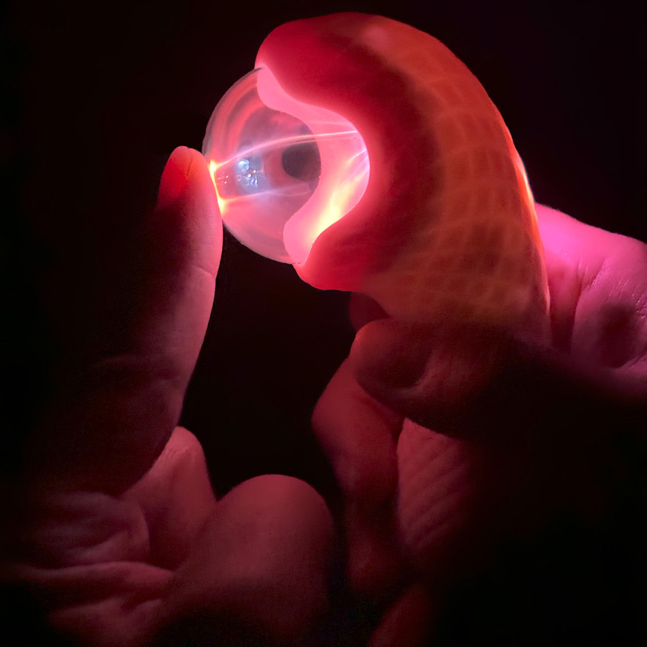 Dragon's Eye Plasma Ball Double Ended Rechargeable Vibrator By Pleasure Engine - Seasmoke