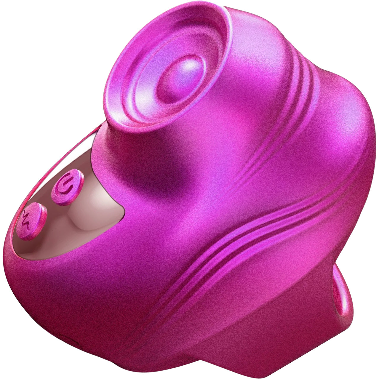 Kisscool Rechargeable Silicone Finger Vibrator With Tapping Technology By Love To Love - Iridescent Berry